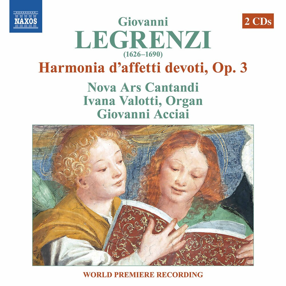 the album cover for Legrenzi / Nova Ars Cantandi / Acciai - Harmonia D'affetti Devoti (2pk)