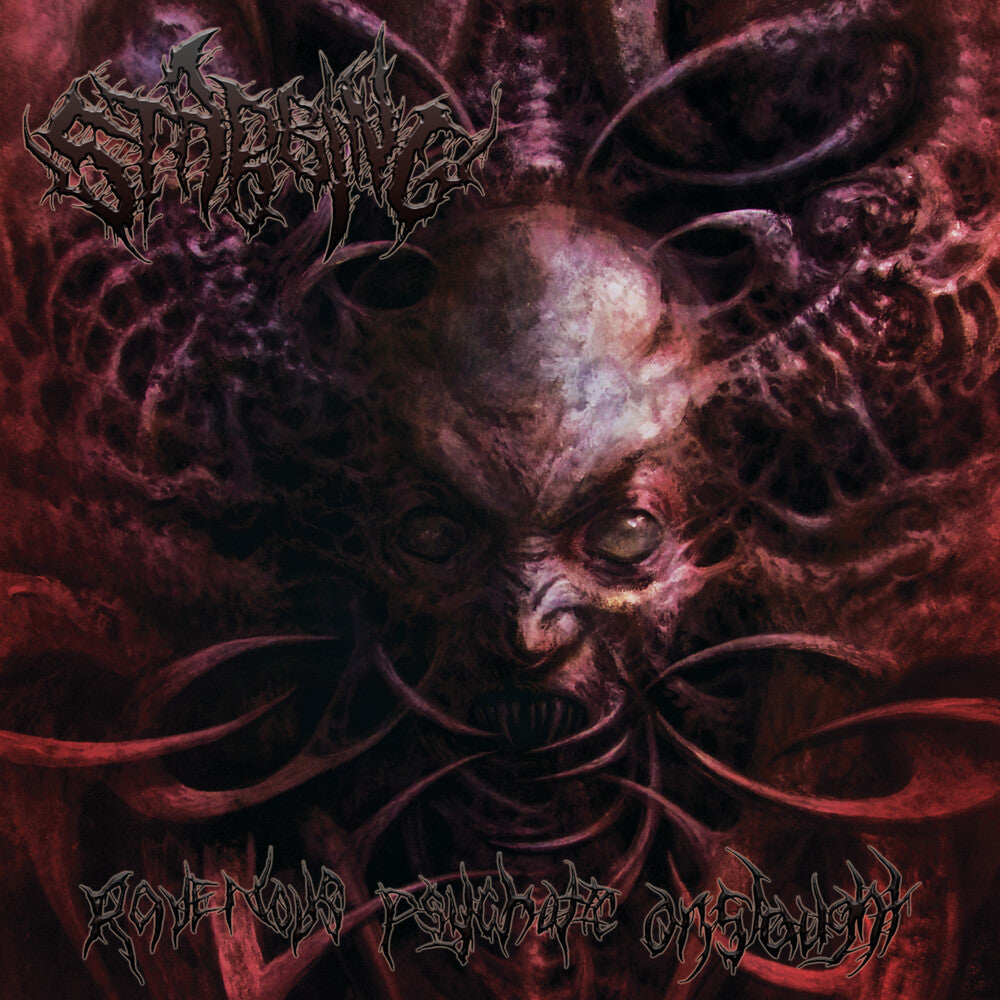 the album cover for Stabbing - Ravenous Psychotic Onslaught