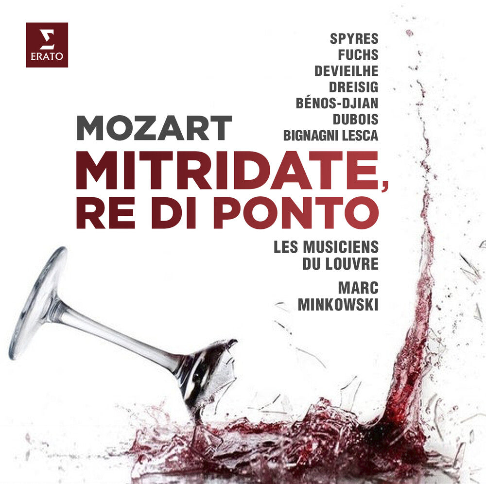 the album cover for Marc Minkowski - Mozart: Mitridate Re Di Ponto