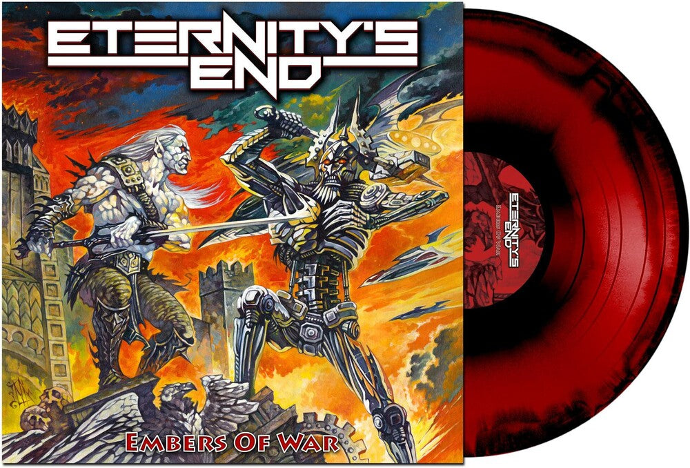 the album cover for Eternity's End - Embers Of War (Blk) [Colored Vinyl] (Red)
