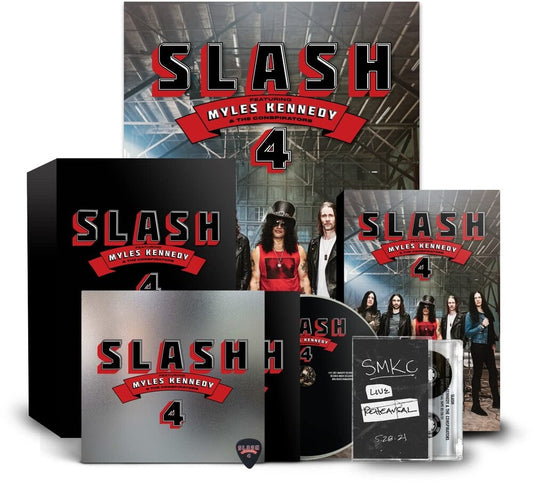 the album cover for Slash - 4 (feat. Myles Kennedy and The Conspirators) [Deluxe CD Box Set]