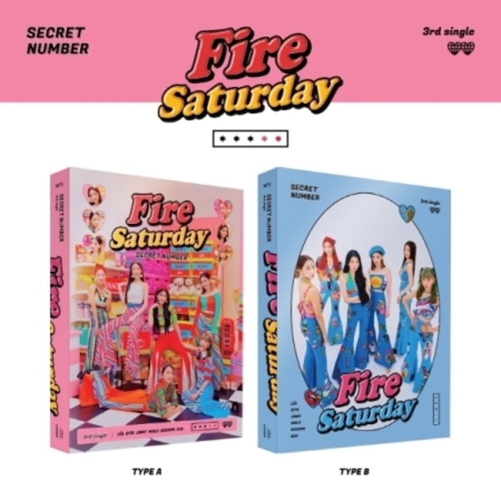 the album cover for Secret Number - Fire Saturday (Random Cover) (Stic) (Phob) (Phot)