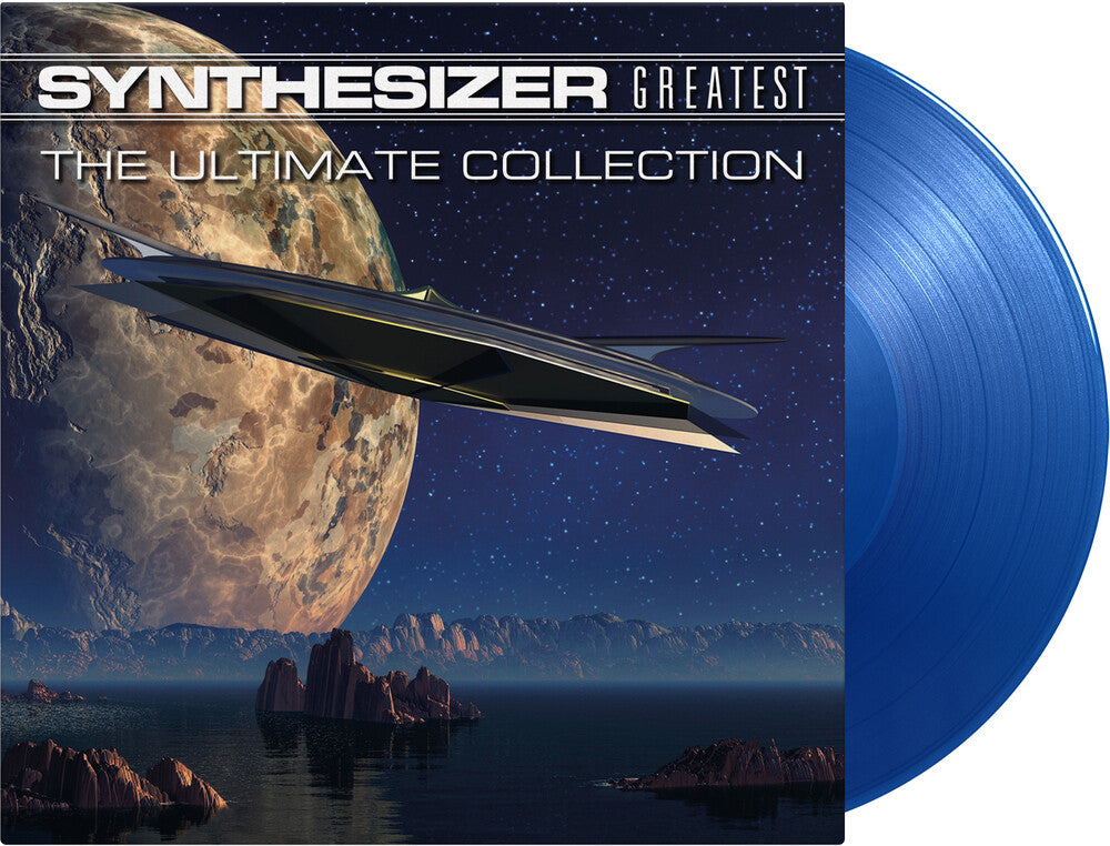the album cover for ED STARINK - Synthesizer Greatest: Ultimate Collection (Blue)