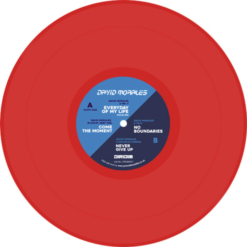the album cover for David Morales - Rise Album Sampler [Colored Vinyl] (Red)