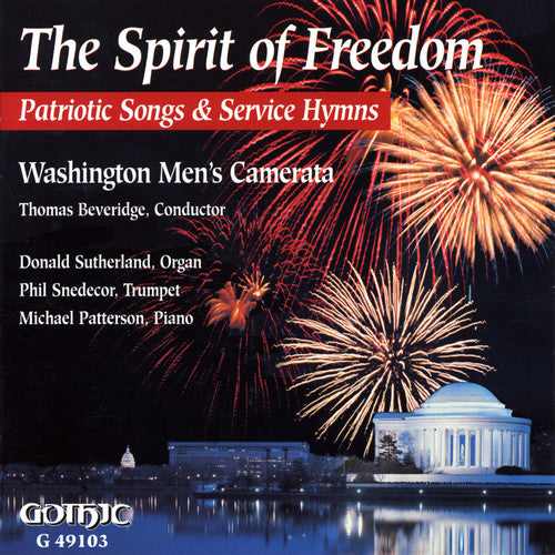 the album cover for Washington Men's Camerata - Spirit Of Freedom / Various