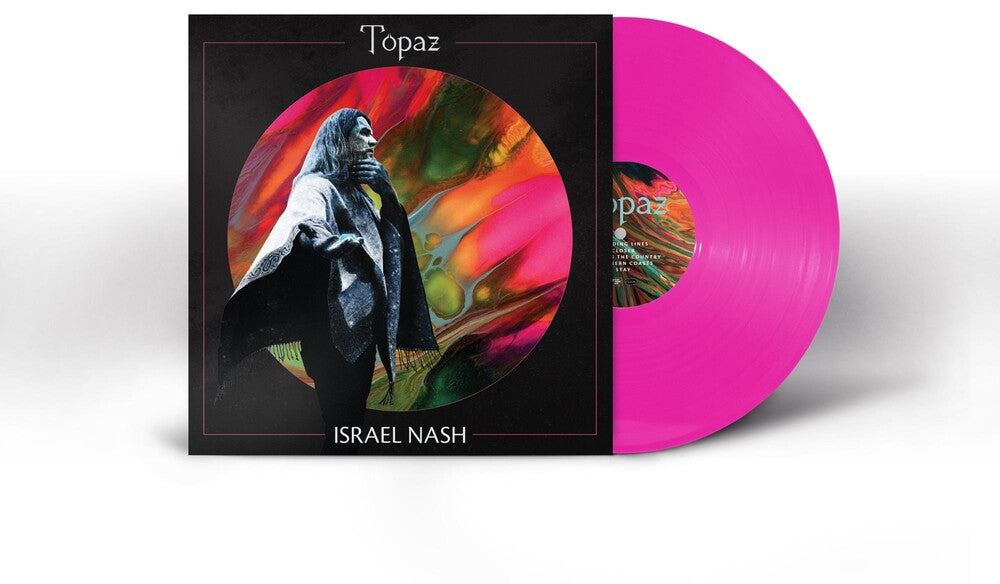 the album cover for Israel Nash - Topaz [Colored Vinyl] (Pnk)