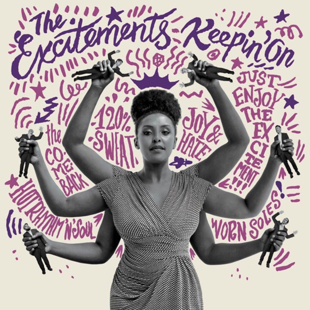 the album cover for Excitements - Keepin On (Spa)
