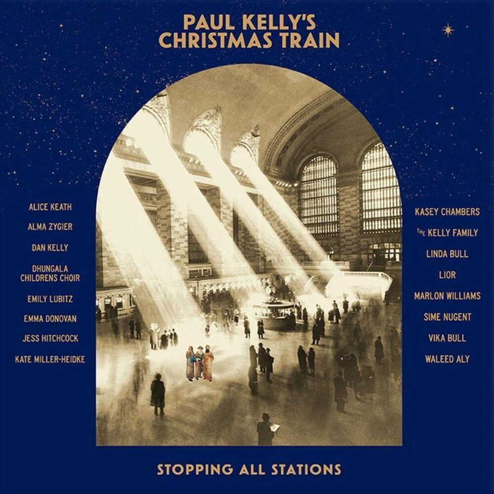 the album cover for Paul Kelly - Paul Kelly's Christmas Train (Aus)
