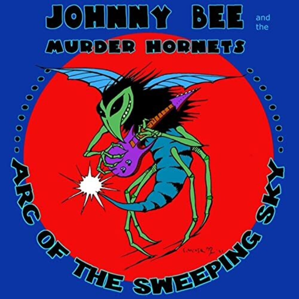 the album cover for Johnny Bee & The Murder Hornets - Arc Of The Sweeping Sky