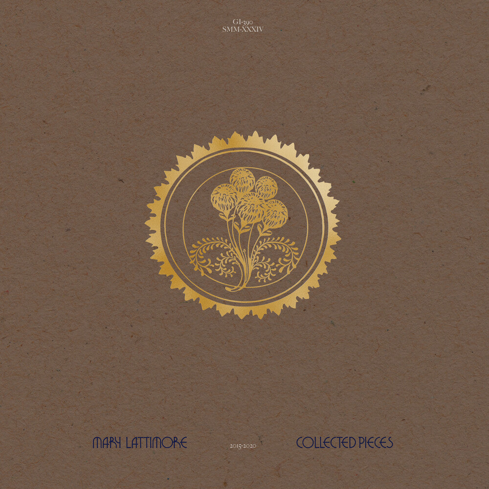 the album cover for Mary Lattimore - Collected Pieces: 2015-2020 [Gold Ripple 2LP]