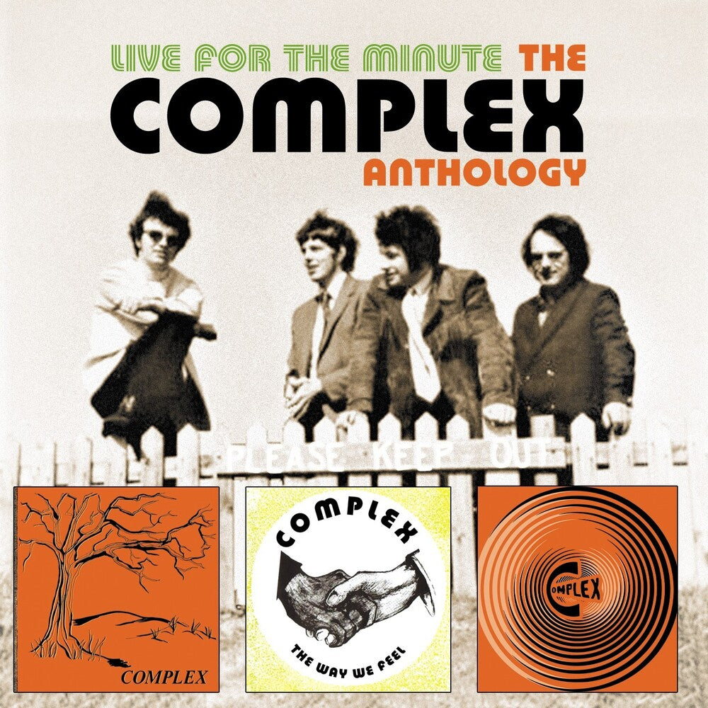the album cover for Complex - Live For The Minute: Complex Anthology (Uk)