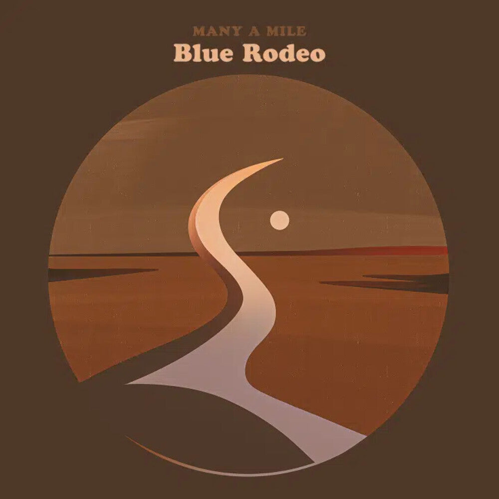 the album cover for Blue Rodeo - Many A Mile (Can)
