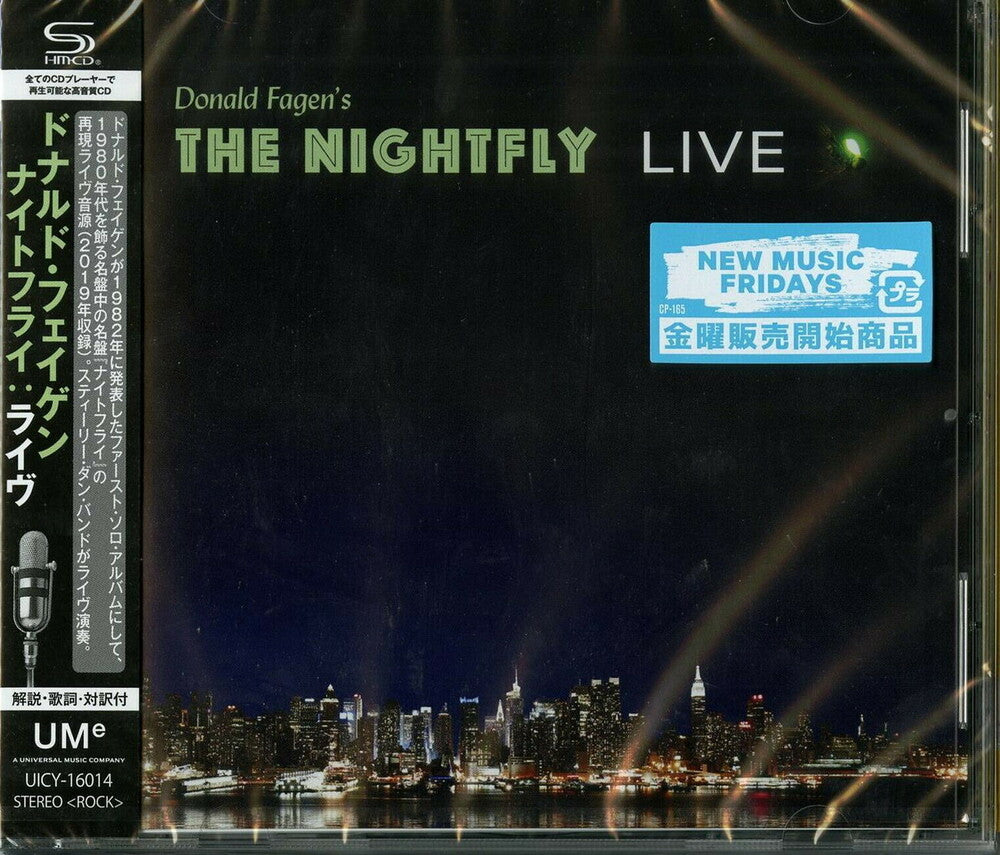 the album cover for Donald Fagen - Nightfly Live (Shm) (Jpn)