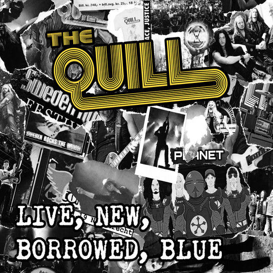 the album cover for Quill - Live New Borrowed Blue [Digipak]