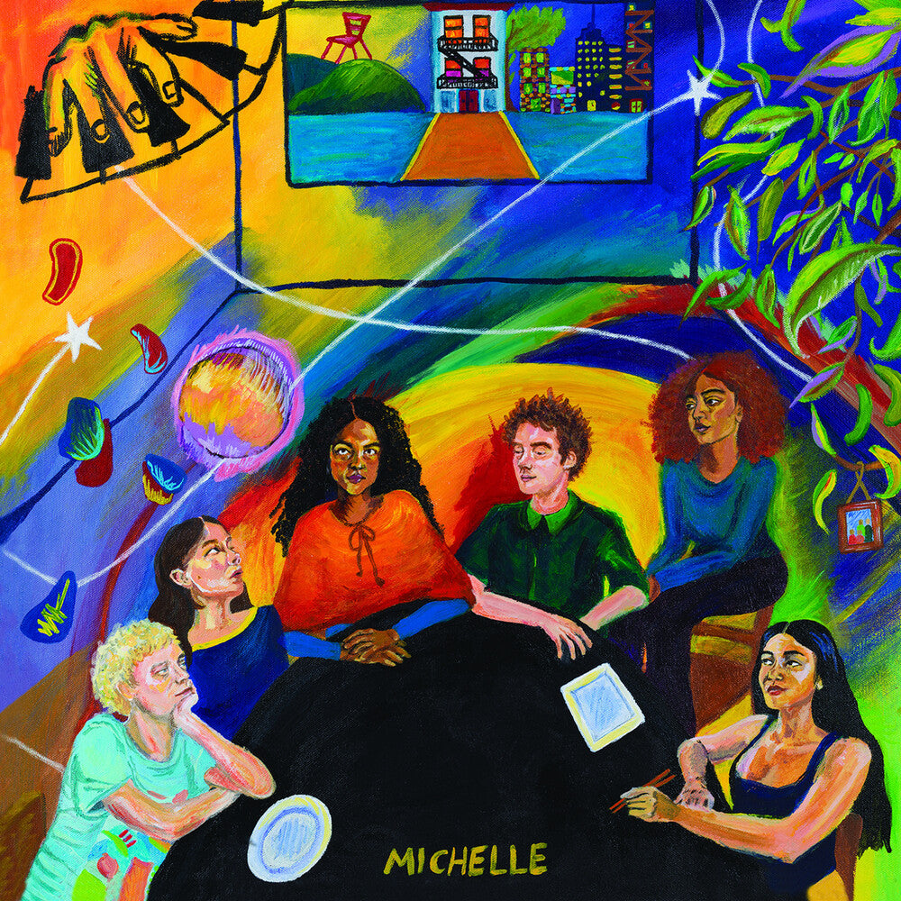 the album cover for Michelle - After Dinner We Talk Dreams