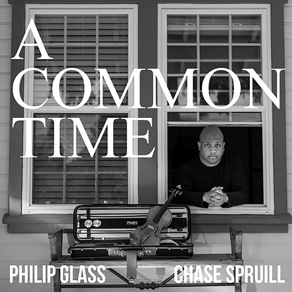 the album cover for Chase Spruill - Glass: A Common Time