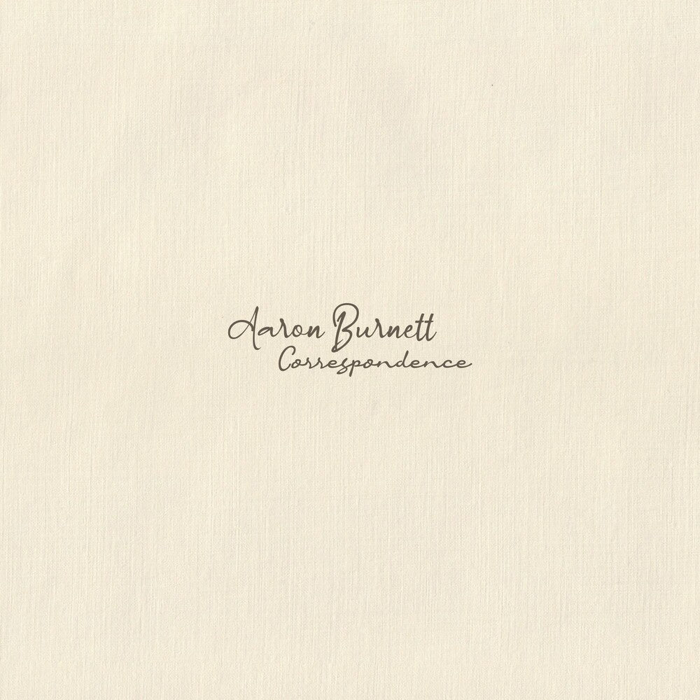 the album cover for Aaron Burnett - Correspondence