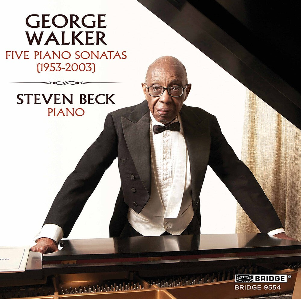 the album cover for Walker / Beck - Five Piano Sonatas