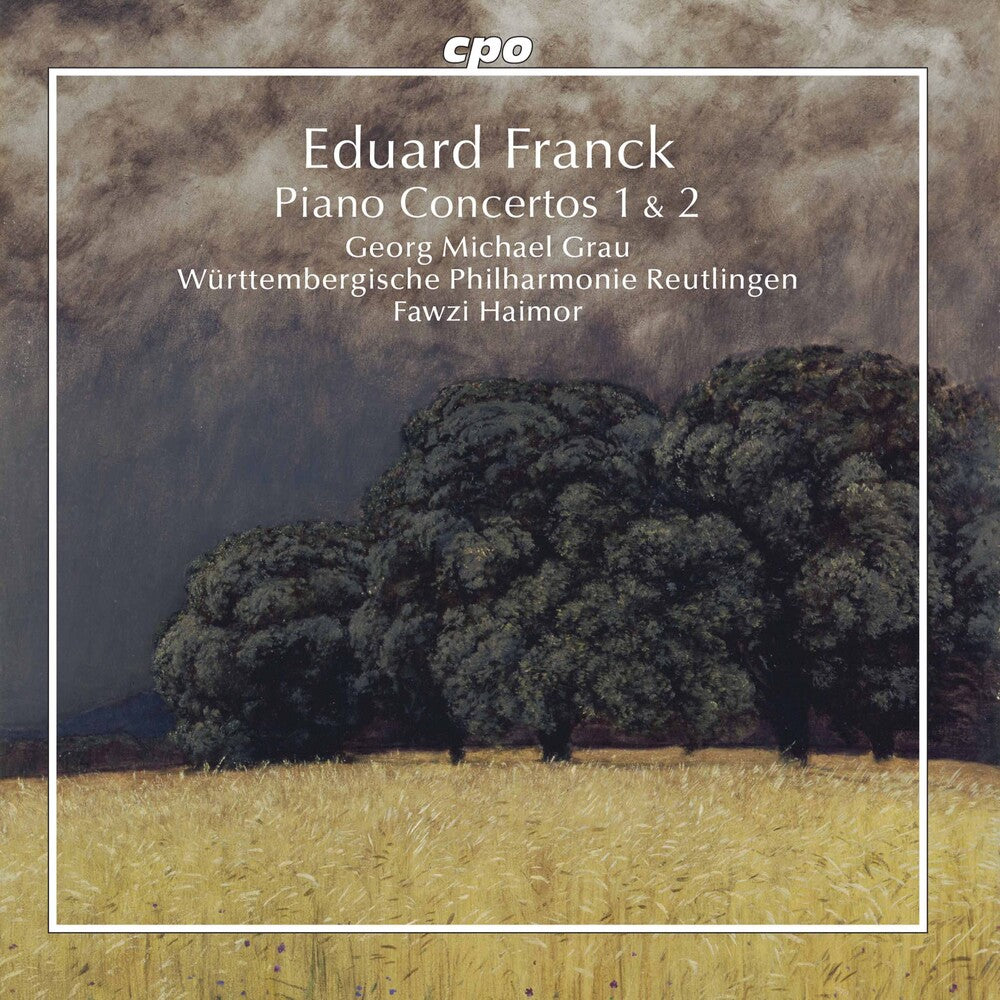 the album cover for Franck / Grau - Piano Concerto 1 In D Minor