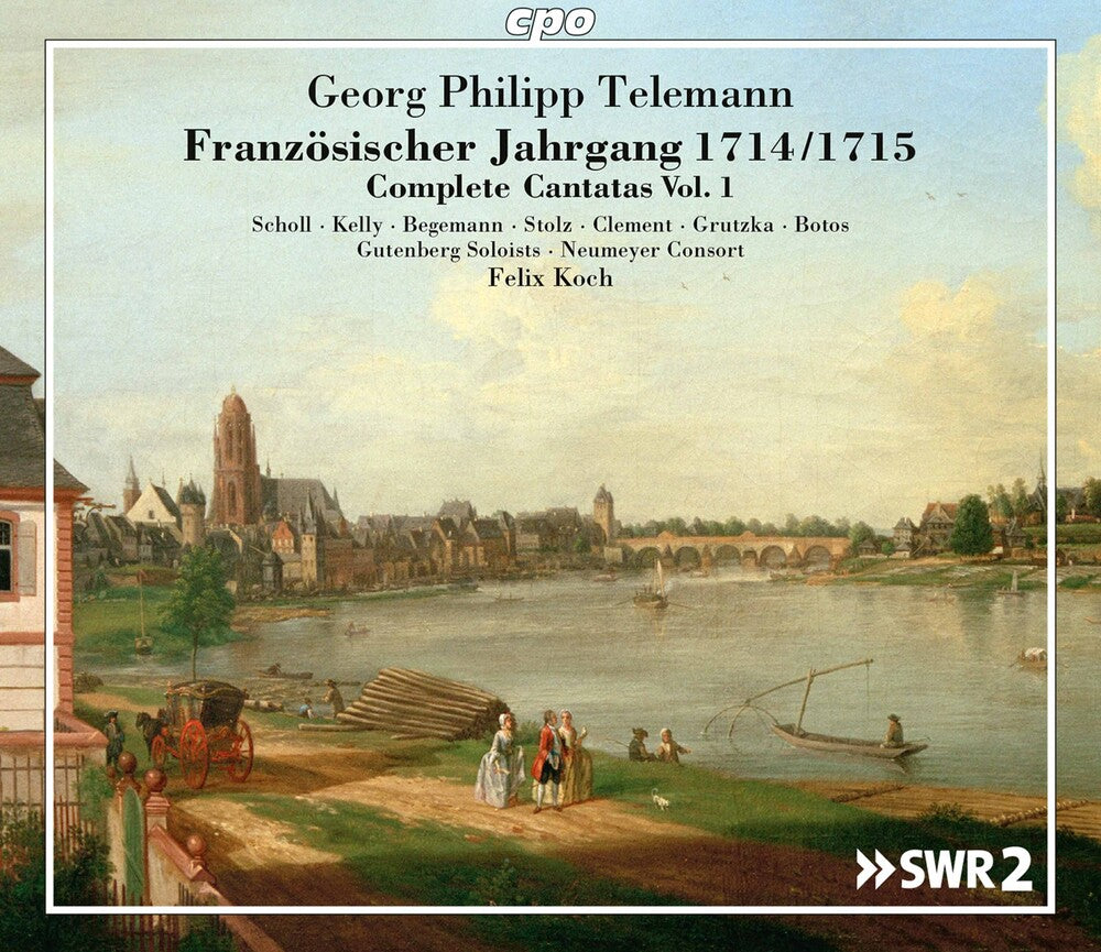 the album cover for Telemann / Scholl / Gutenberg Soloists - Complete Cantatas 1 (2pk)