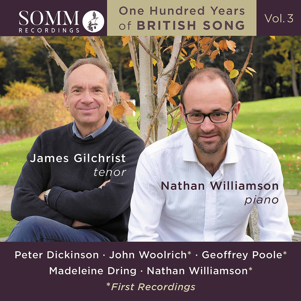 the album cover for Dickinson / Gilchrist / Williamson - One Hundred Years 3