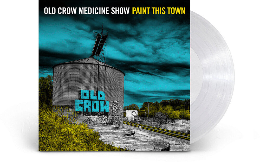 the album cover for Old Crow Medicine Show - Paint This Town [Indie Exclusive Limited Edition Clear LP, 3 Random Covers]