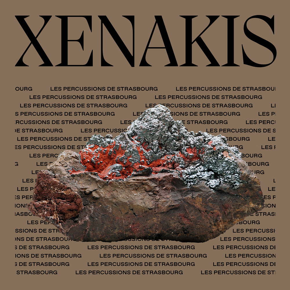 the album cover for Xenakis - Pleiades & Persephassa