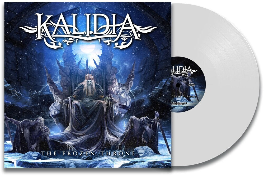 the album cover for Kalidia - Frozen Throne [Colored Vinyl] (Wht) (Uk)