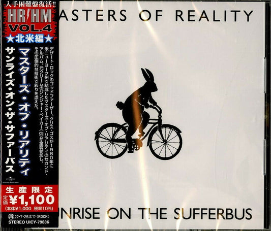 the album cover for Masters Of Reality - Sunrise On The Sufferbus