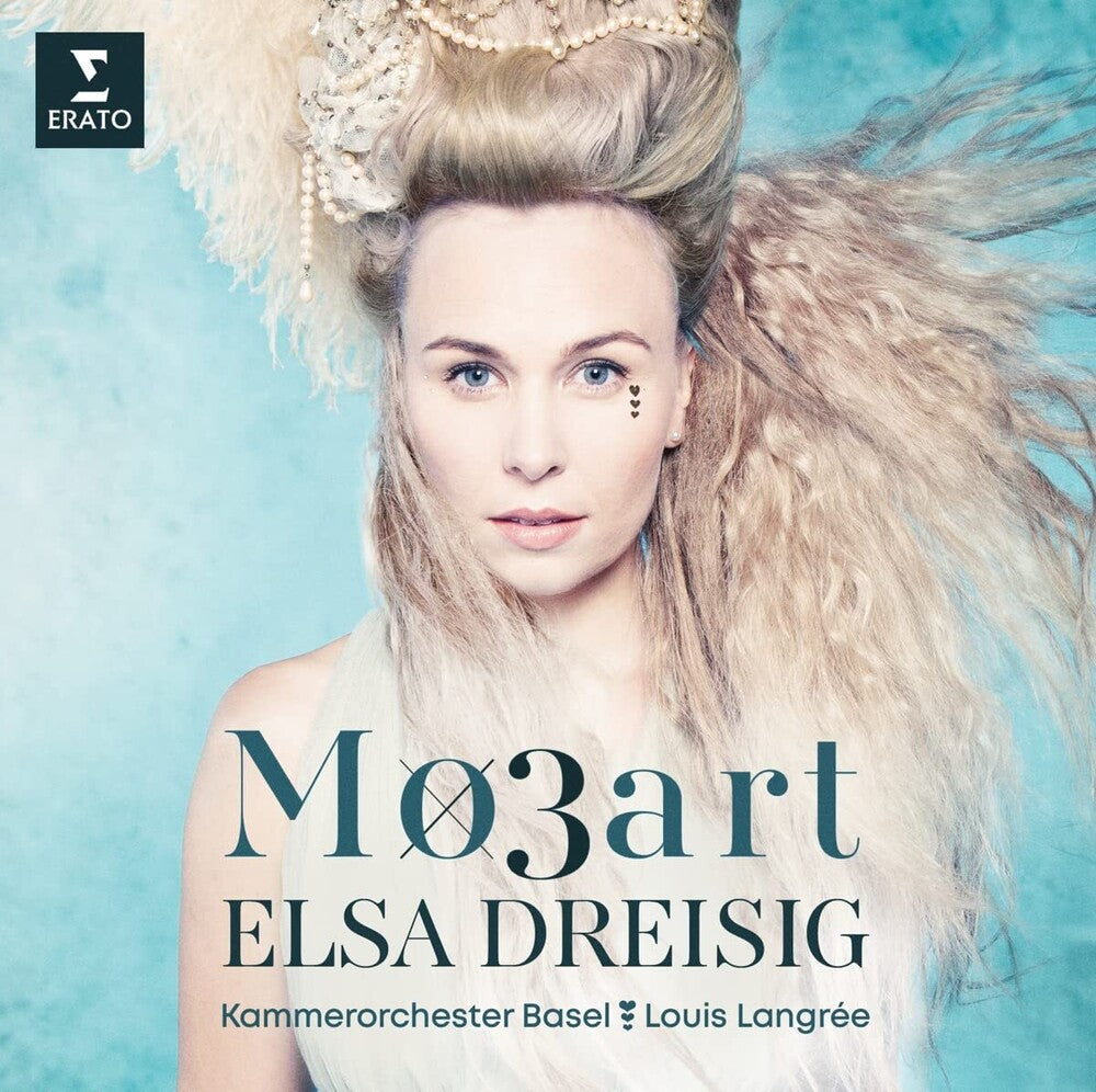 the album cover for Elsa Dreisig - Mozart X 3 (Opera Arias) [Digipak]