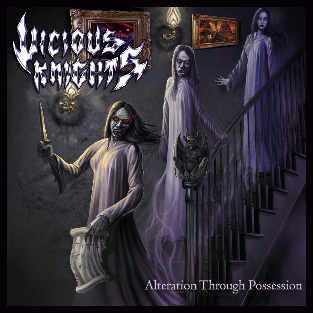 the album cover for Vicious Knights - Alteration Through Possession