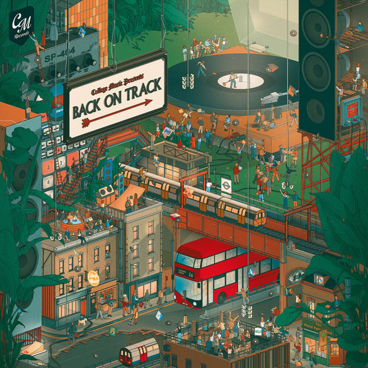 the album cover for College Music Presents: Back On Track / Various - College Music Presents: Back On Track / Various