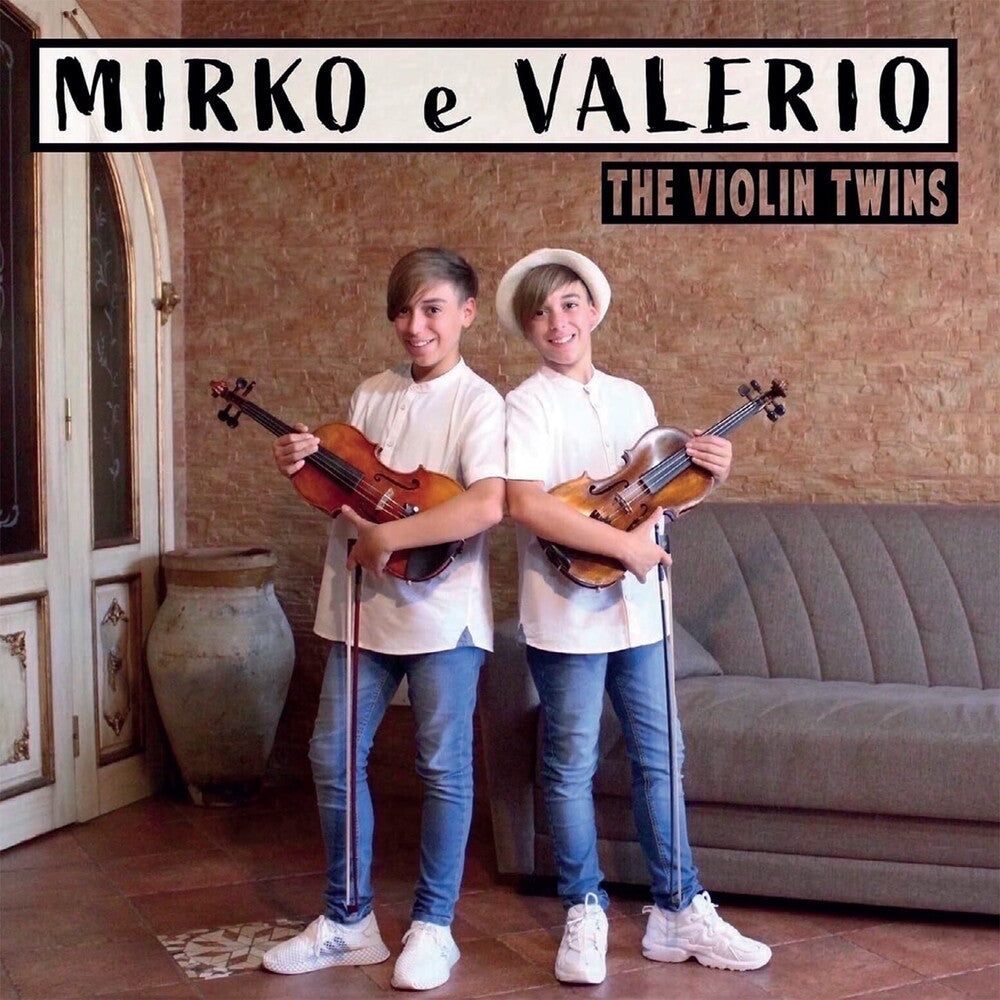 the album cover for Mirko E Valerio - The Violin Twins