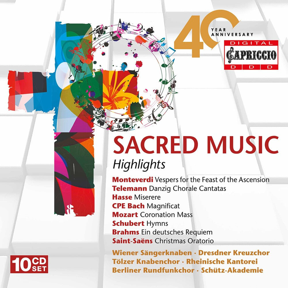 the album cover for 40th Anniversary: Sacred Music / Various (Box) - 40th Anniversary: Sacred Music / Various (Box)