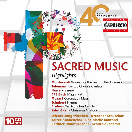 the album cover for 40th Anniversary: Sacred Music / Various (Box) - 40th Anniversary: Sacred Music / Various (Box)