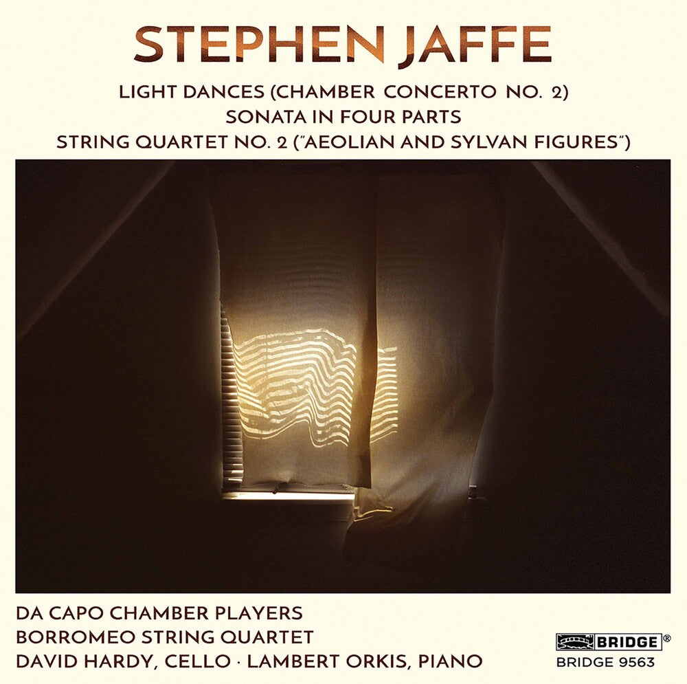 the album cover for Jaffe / Da Capo Chamber Players / Orkis - Music Of Stephen Jaffe 4