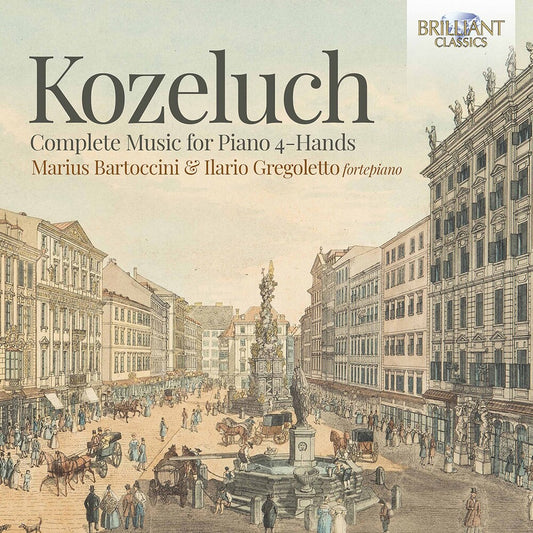 the album cover for Kozeluch / Gregoletto / Bartoccini - Complete Sonatas For Piano 4 (2pk)