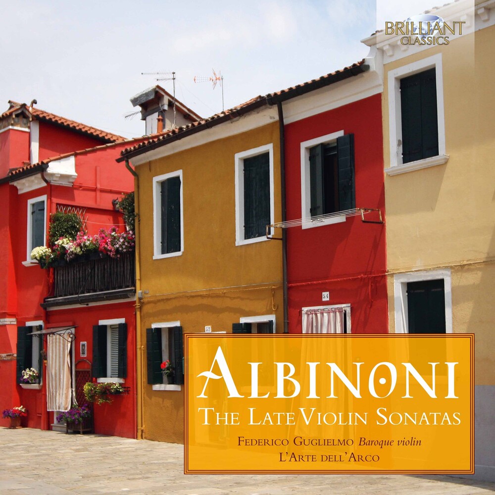 the album cover for Albinoni / Guglielmo / L'arte Dell'arco - Late Violin Sonatas (2pk)