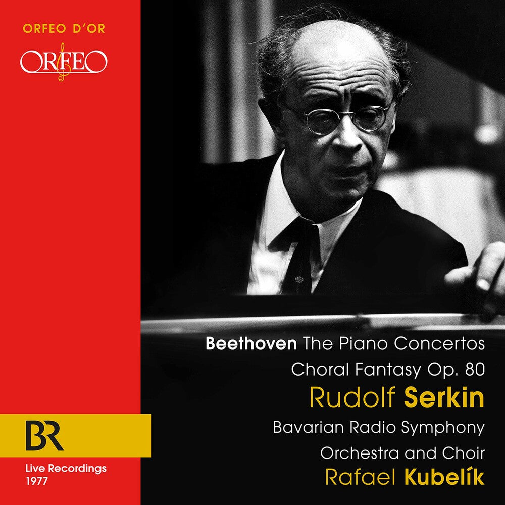 the album cover for Beethoven / Serkin / Kubelik - Piano Concertos
