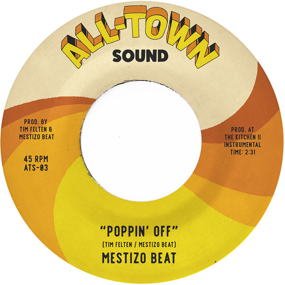 the album cover for Mestizo Beat - Poppin' Off