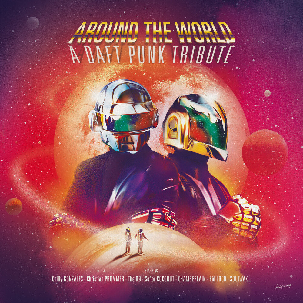 the album cover for Around The World: A Daft Punk Tribute / Various - Around The World: A Daft Punk Tribute / Various