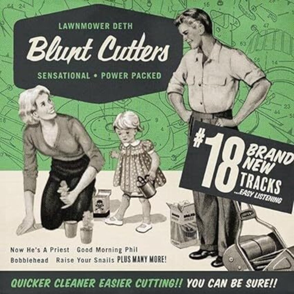 the album cover for Lawnmower Deth - Blunt Cutters (Uk)