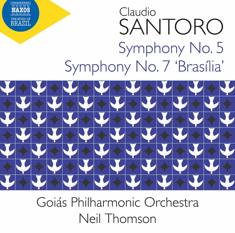 the album cover for Santoro / Goias Philharmonic Orch / Thomson - Symphonies 5 & 7