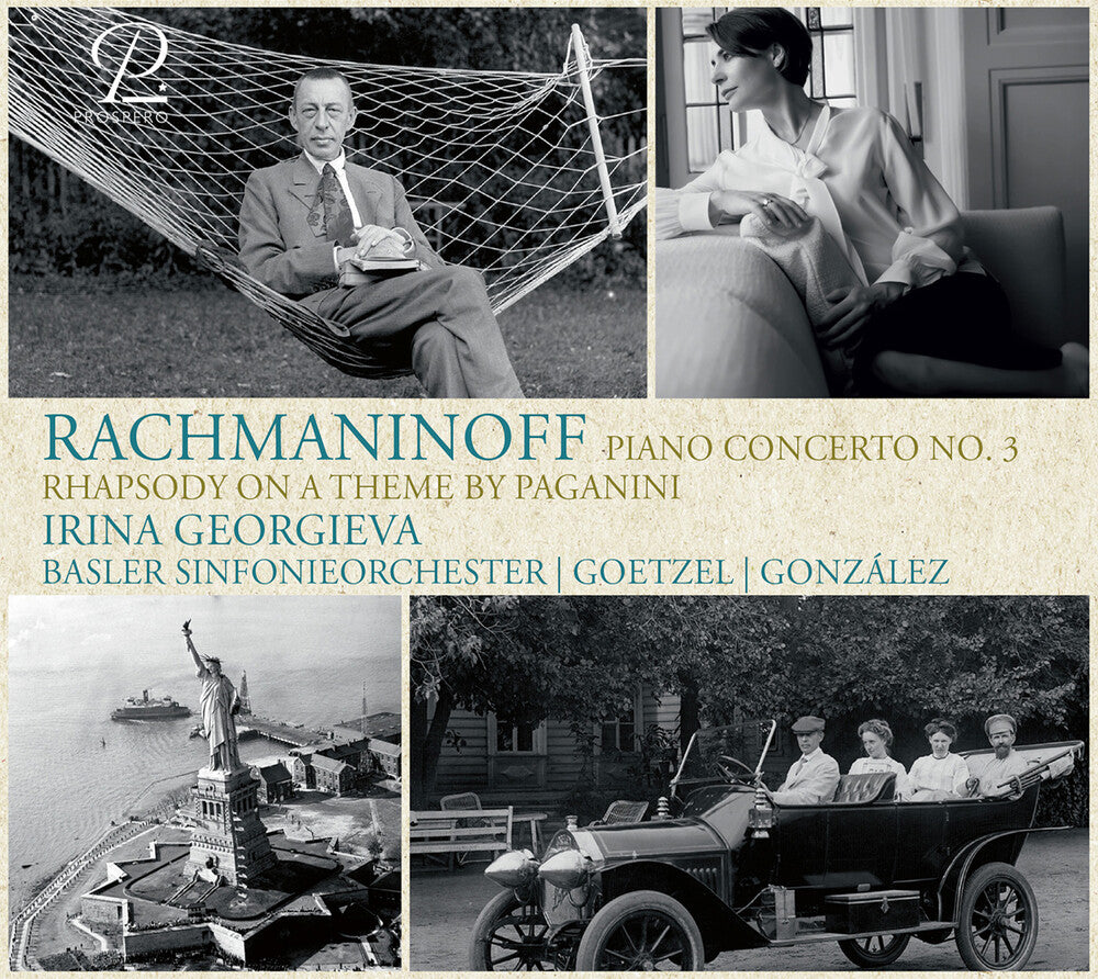 the album cover for Rachmaninoff / Georgieva / Sinfonieorchester Basel - Piano Concerto 3