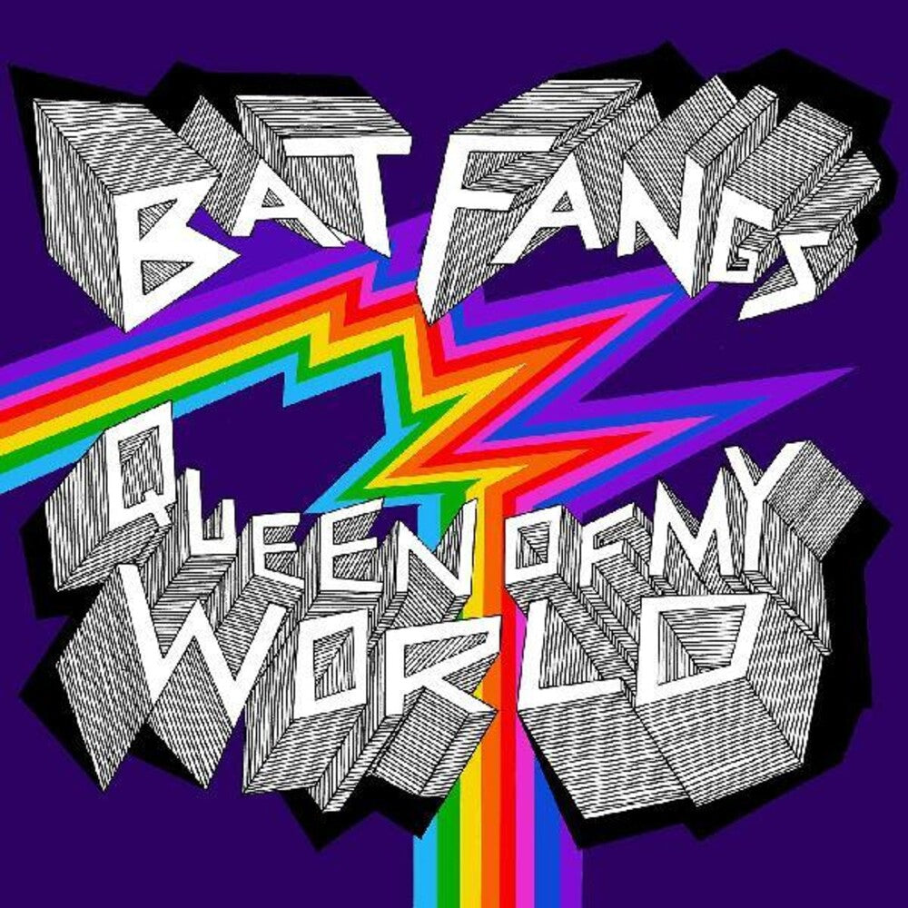the album cover for Bat Fangs - Queen Of My World [Download Included]