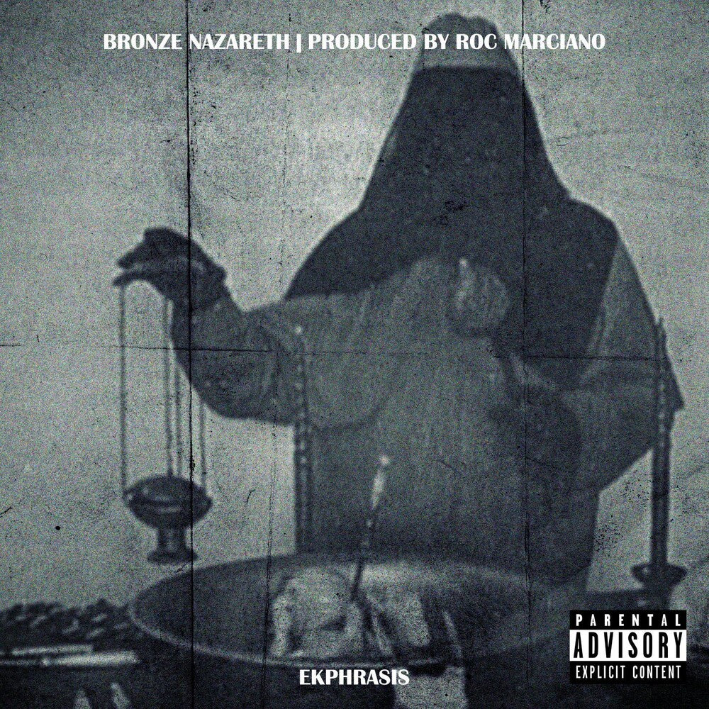 the album cover for Bronze Nazareth & Roc Marciano - Ekphrasis