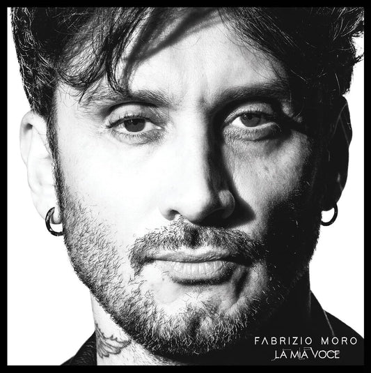 the album cover for Fabrizio Moro - La Mia Voce
