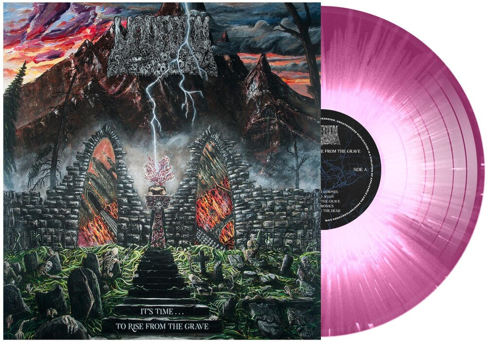 the album cover for Undeath - It's Time...To Rise From The Grave [LP]