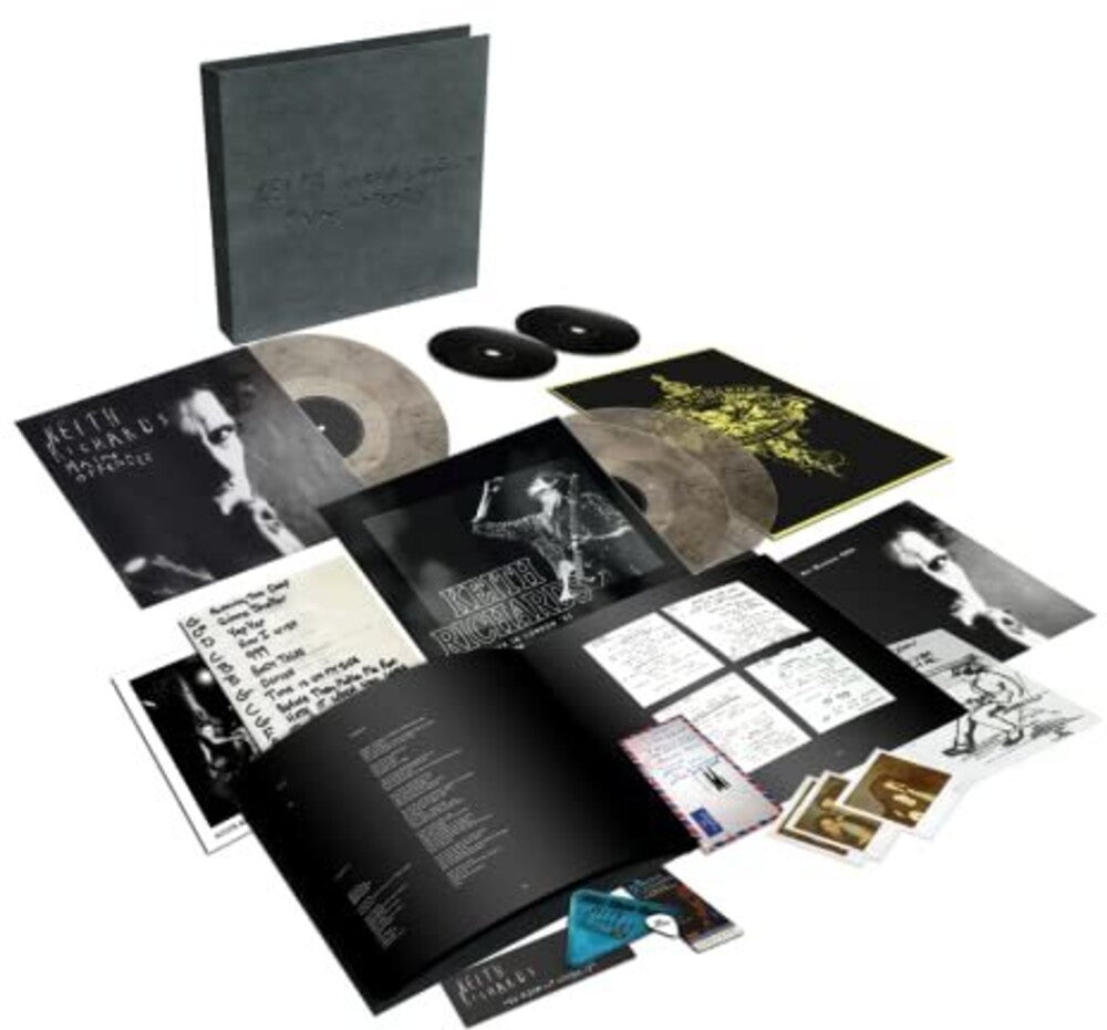 the album cover for Keith Richards - Main Offender: Remastered [Limited Edition Deluxe Box Set]