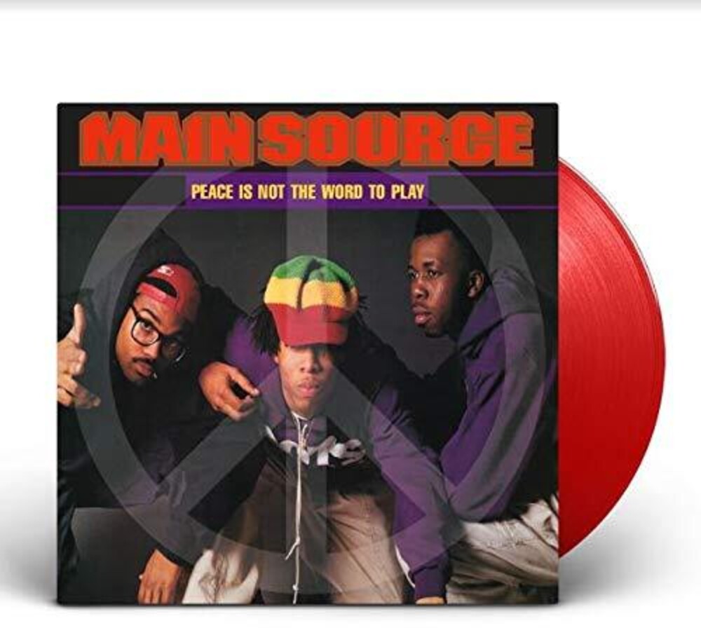 the album cover for Main Source - Peace Is Not The Word To Play [Colored Vinyl] [Limited Edition] (Red)